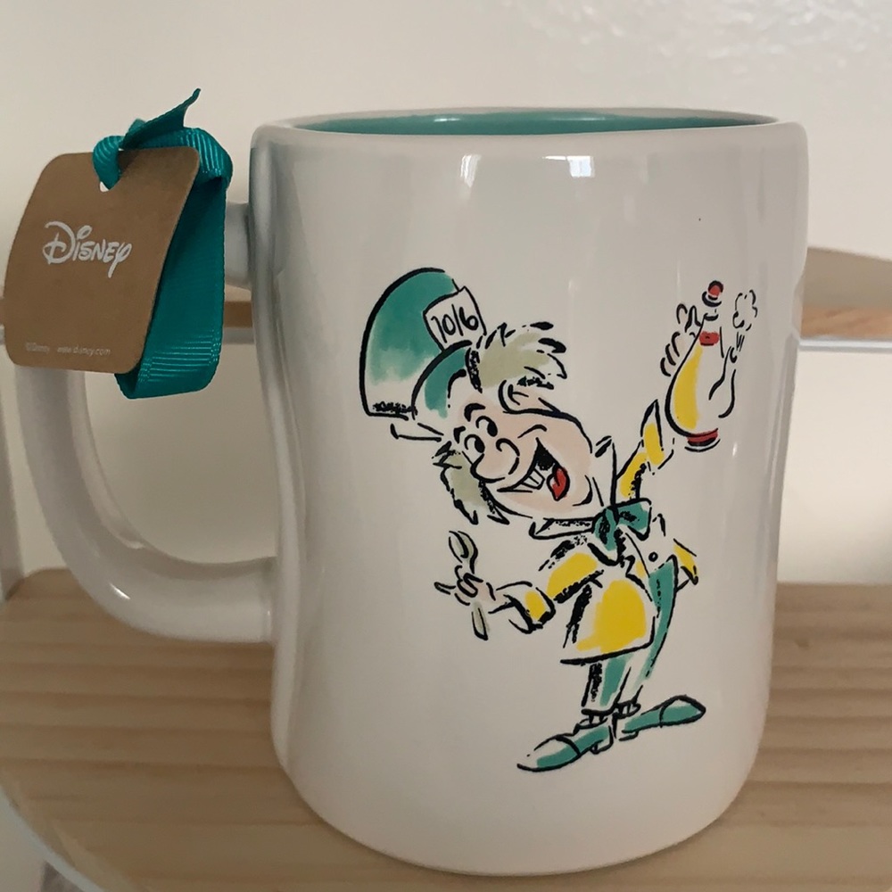 Rae Dunn Artisan Collection / Disney Mad Tea Party Brand New Mug.